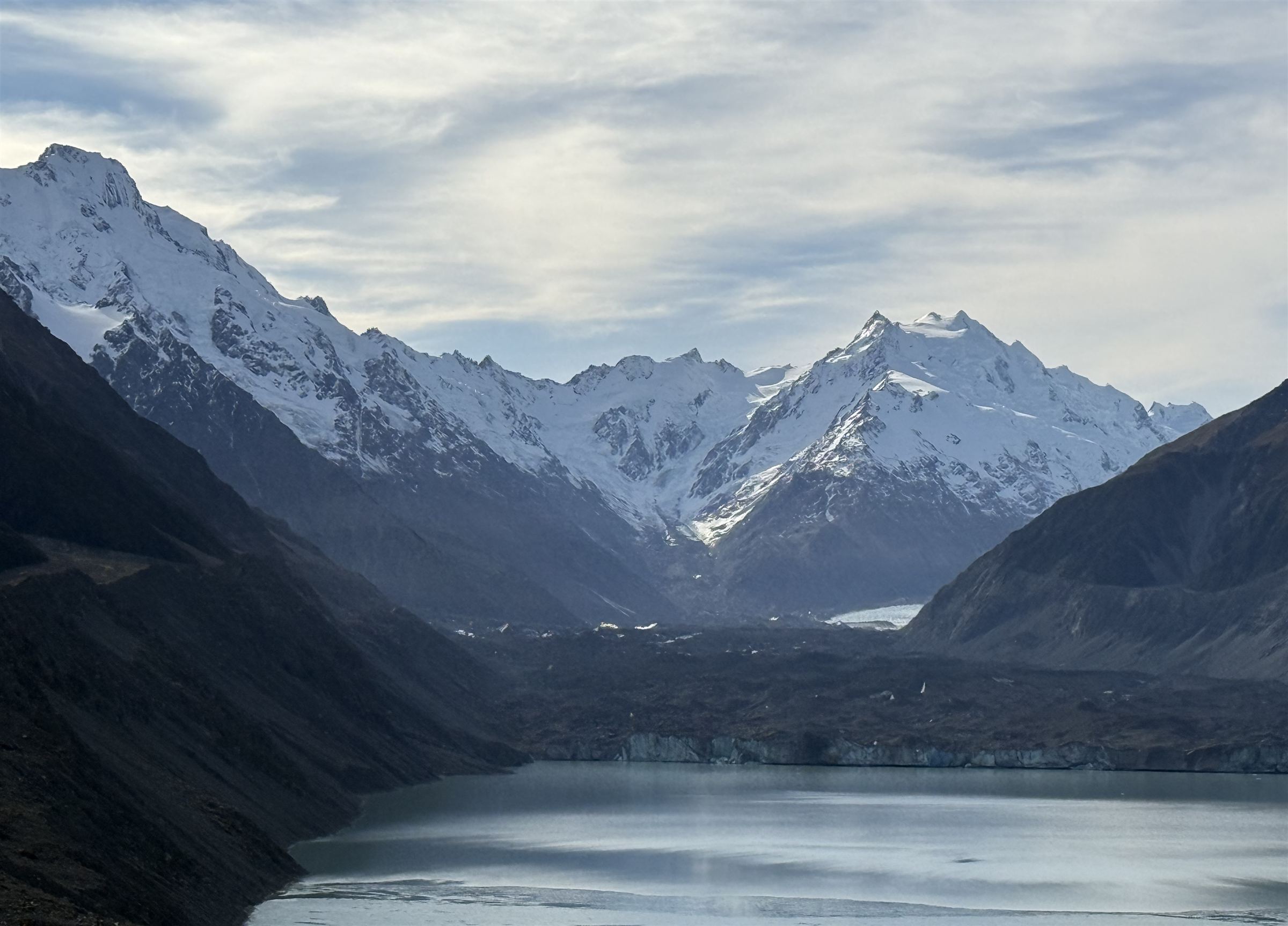 Mountains and lake, New Zealand
